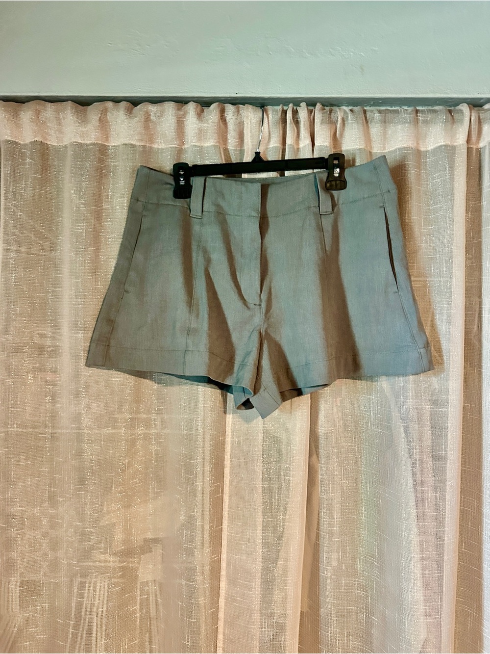 American Eagle Outfitters Light Gray Tailored Women's Shorts